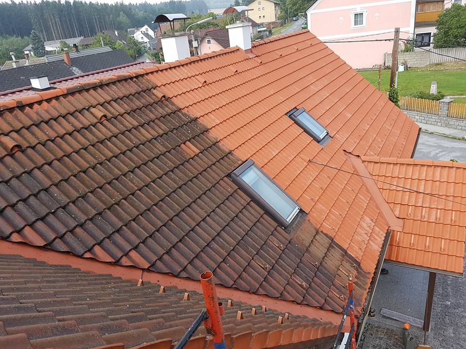 Démoussage de toiture vers Herblay, Franconville et Saint Gratien